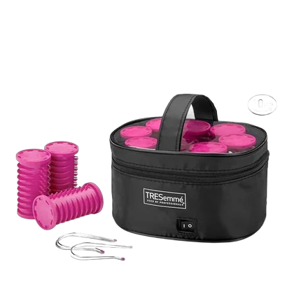 TRESemme Heated Hair Rollers, Travel Set of 10 in Carry Case – 3039U
