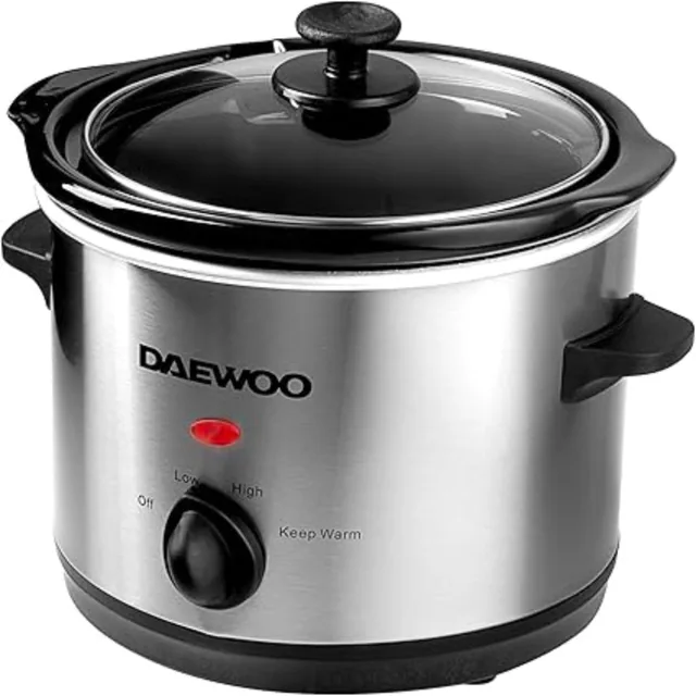 Daewoo Mini Slow Cooker 1.5L – SDA1363