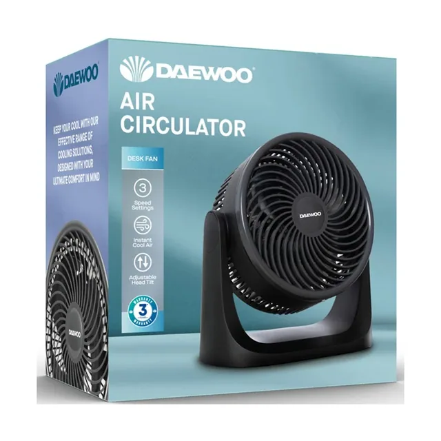Daewoo Air Circulator Desk Fan – COL1679GE