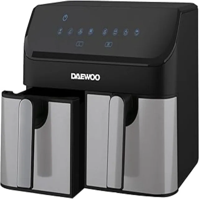 Daewoo Digital Double Drawer Air Fryer 9L – SDA2310GE
