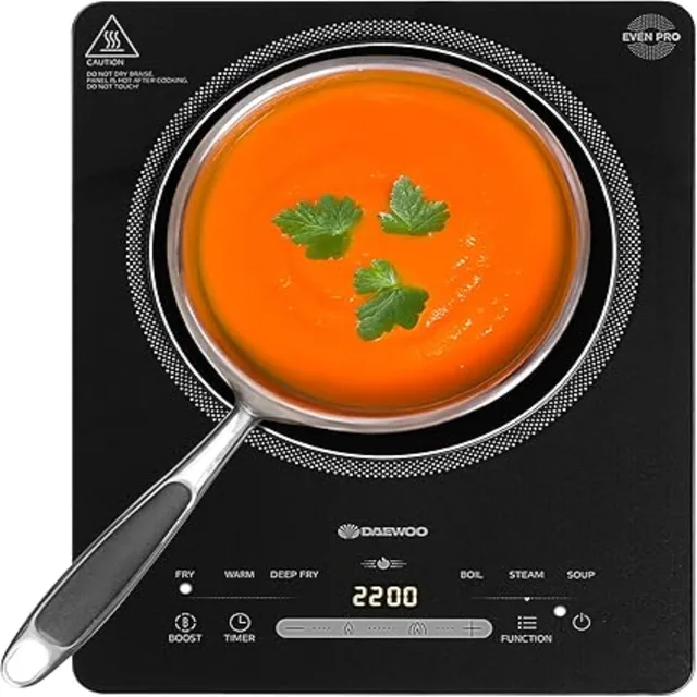 Daewoo 2200W Single Induction Hob – SDA2771GE