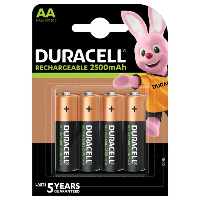 Duracell AA Rechargeable Stay Charged – EX‑67075AA (4 Pack)