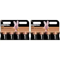 Duracell C Alkaline Batteries – MN1400 (8 Pack)