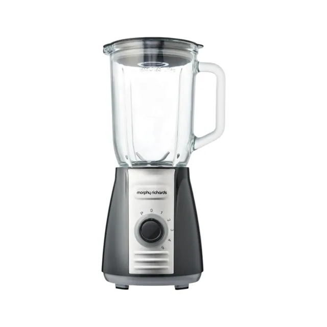 Morphy Richards Total Control Glass Jug Blender, Grey – 403010