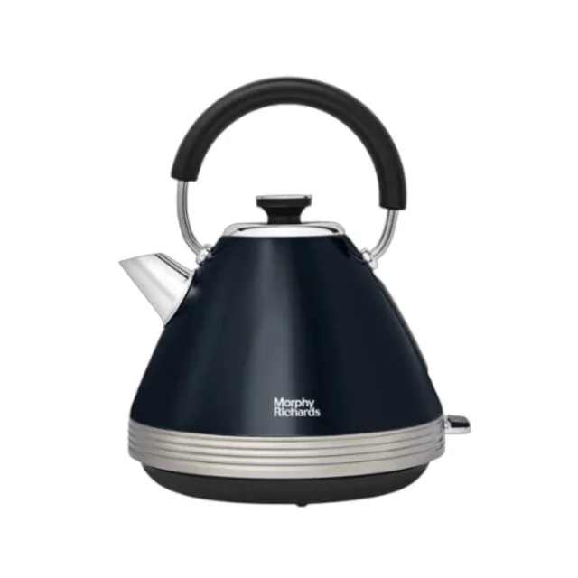 Morphy Richards Venture Retro 1.5L Black Pyramid Kettle - Onyx – 100334