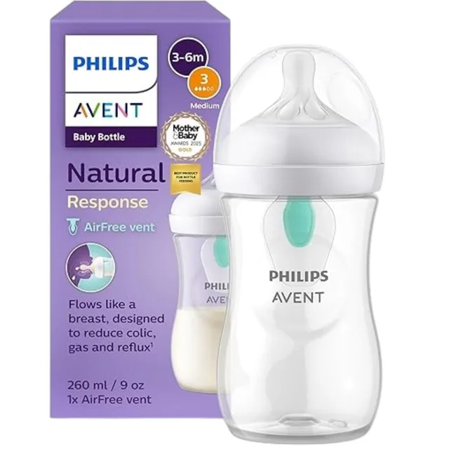 Philips Avent Natural Response Baby Bottle - 260ml SCY673/82