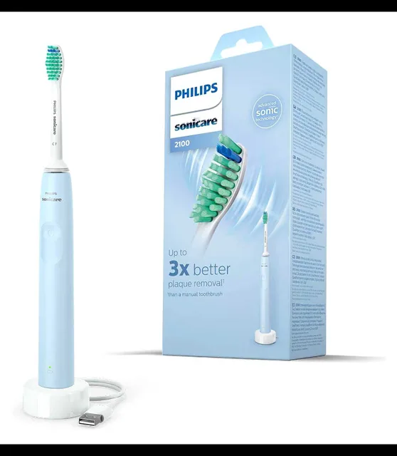 Philips Sonicare Electric Toothbrush 2100 Light Blue – HX3651/12