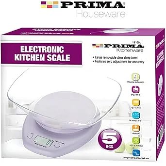 Prima Electronic Kitchen Scale 5kg – 18168C