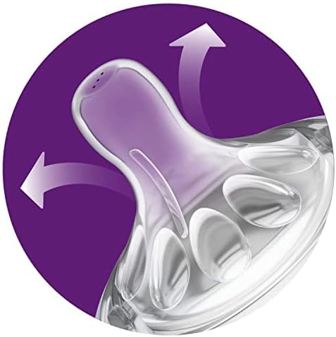 Philips Avent Natural Teat, 1 Month+, Slow Flow, Anti-Colic, Pack of 2 - SCF042/27