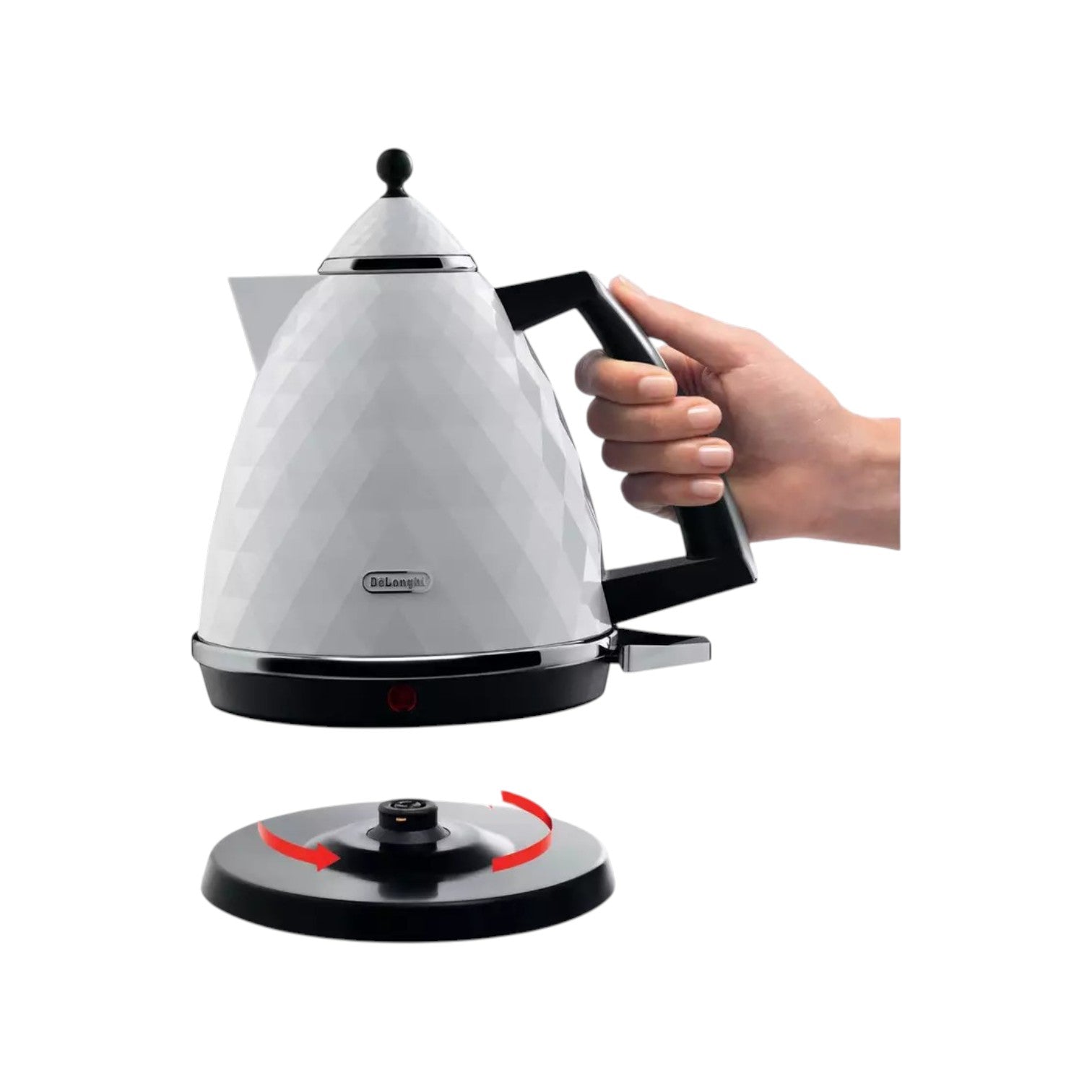 De'Longhi Brillante  Kettle - KBJ3001 White