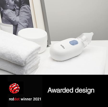 Braun Nasal aspirator, Mucus Remover , Blocked Nose Relief , Two Suction Levels - 2 - BNA100