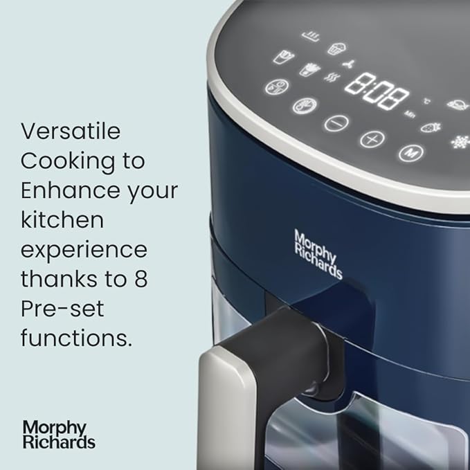 Morphy Richards 4L Digital Air fryer, Midnight Blue - 480010