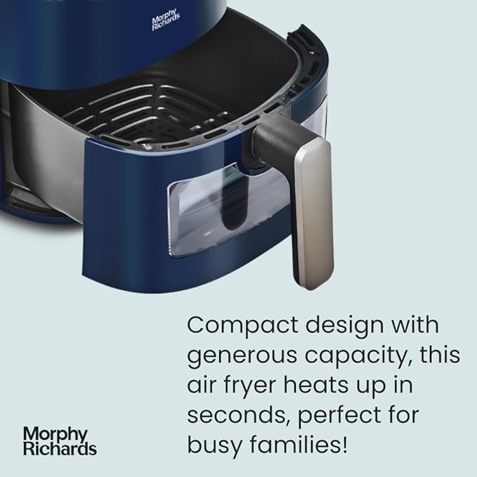 Morphy Richards 4L Digital Air fryer, Midnight Blue - 480010