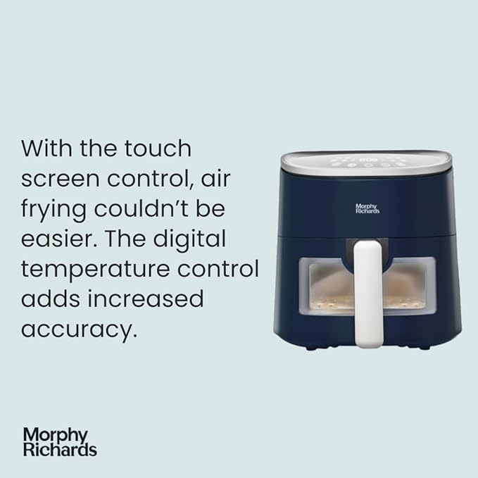 Morphy Richards 4L Digital Air fryer, Midnight Blue - 480010