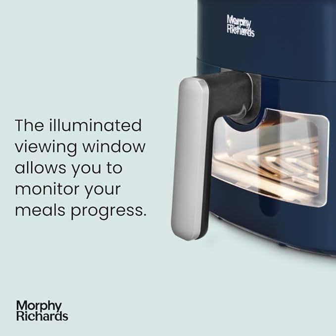 Morphy Richards 4L Digital Air fryer, Midnight Blue - 480010