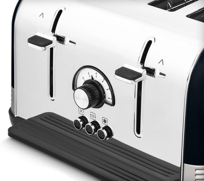 Morphy Richards Venture Retro 4 Slice Toaster, Radio Dial - 240334