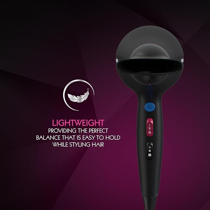 Wahl Ionic Smooth Hairdryer, Black - ZY105