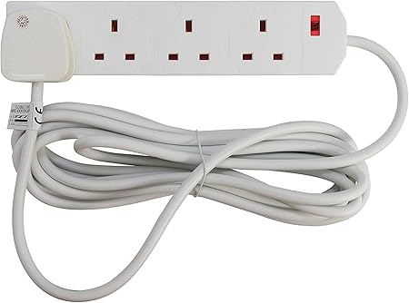Daewoo 4 Way Extension Lead 5 m – EXT1029RD1