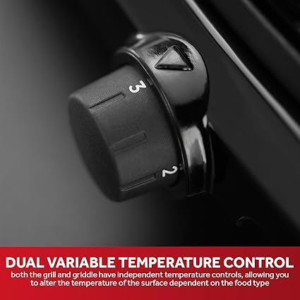 George Foreman Large Electric Grill & Griddle  Black - 23450