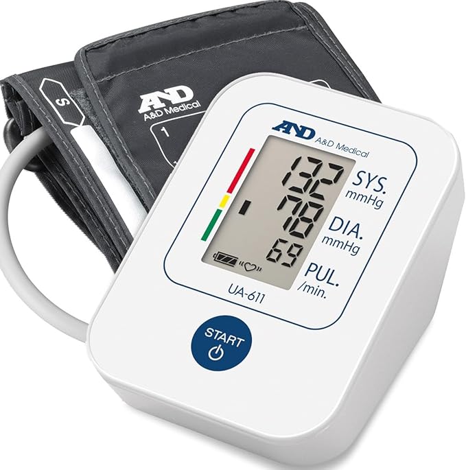 A&D Medical Blood Pressure Monitor, Tested for Accuracy with Clinical Validation - UA-611