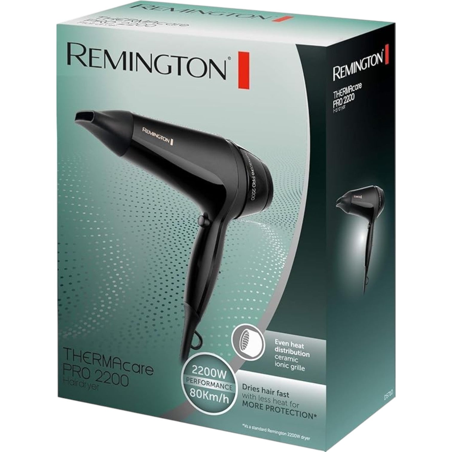 Remington Thermacare Pro Hair Dryer Black - D5710