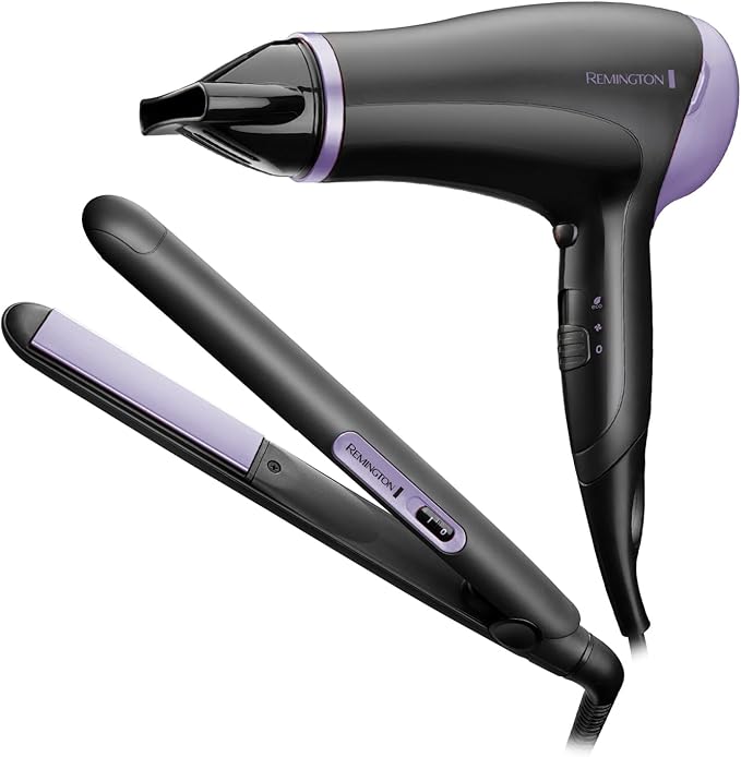 Remington Hair Straightener and Hair Dryer - D3016GP