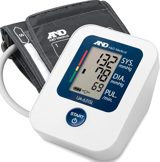 A&D Medical Blood Pressure Monitor Auto 30M Semi-Lar UA-651SL
