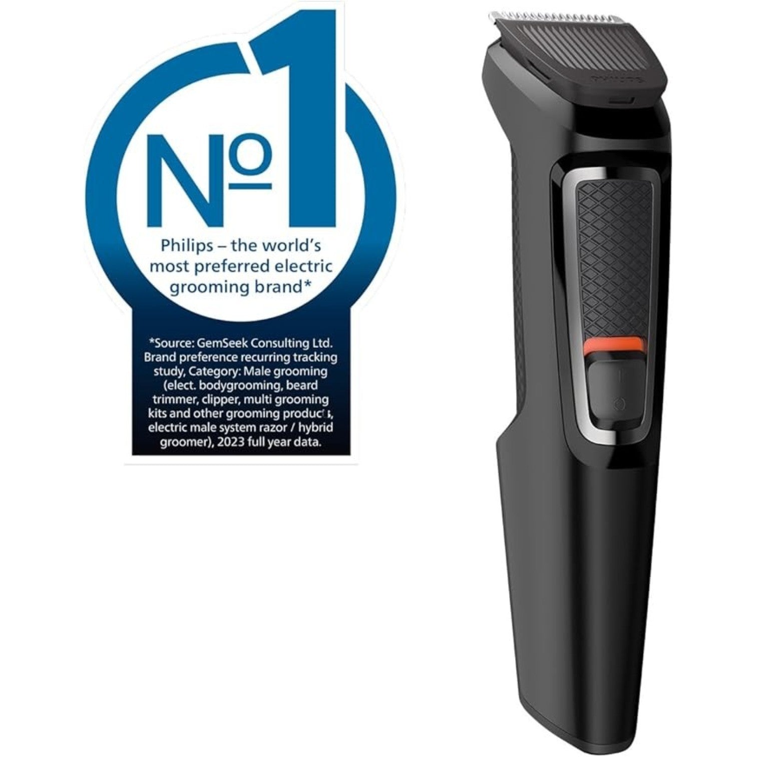Philips Multigroom Series 3000 8-in-1 Face and Body Hair Shaver and Trimmer - MG3730/13