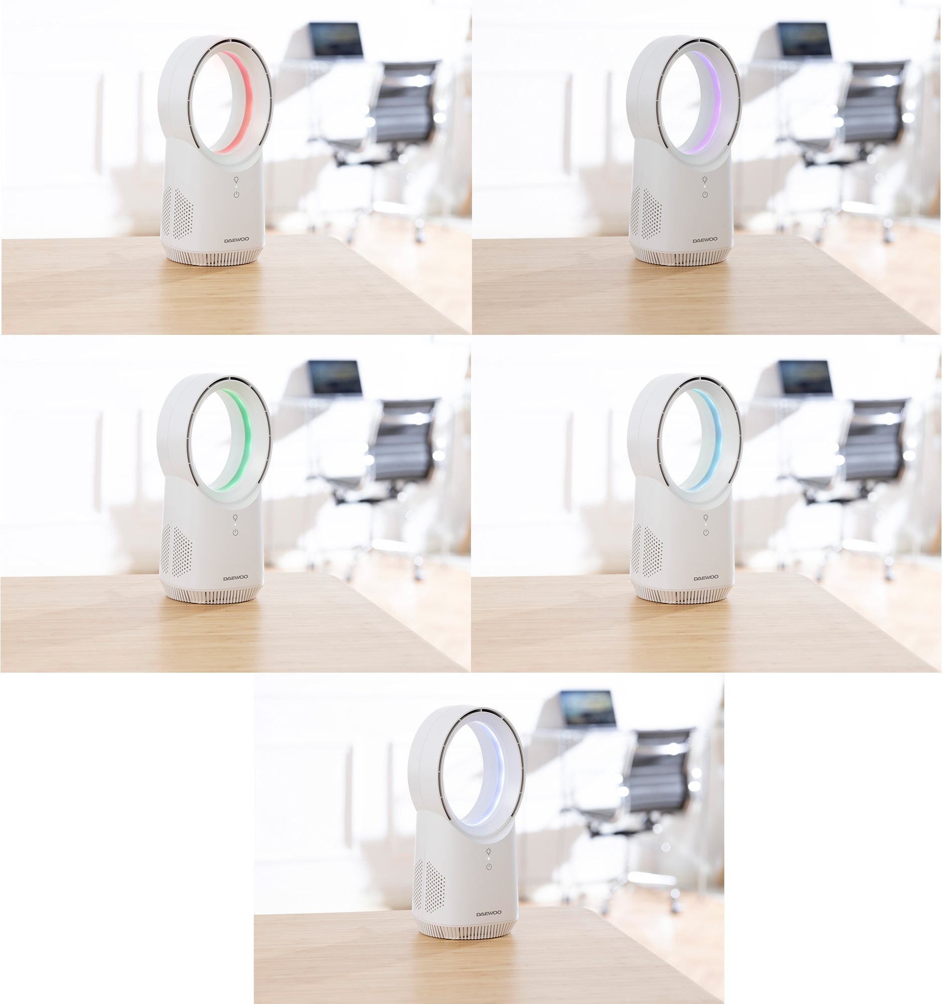 Daewoo Compact Rechargeable Bladeless Fan - COL1706