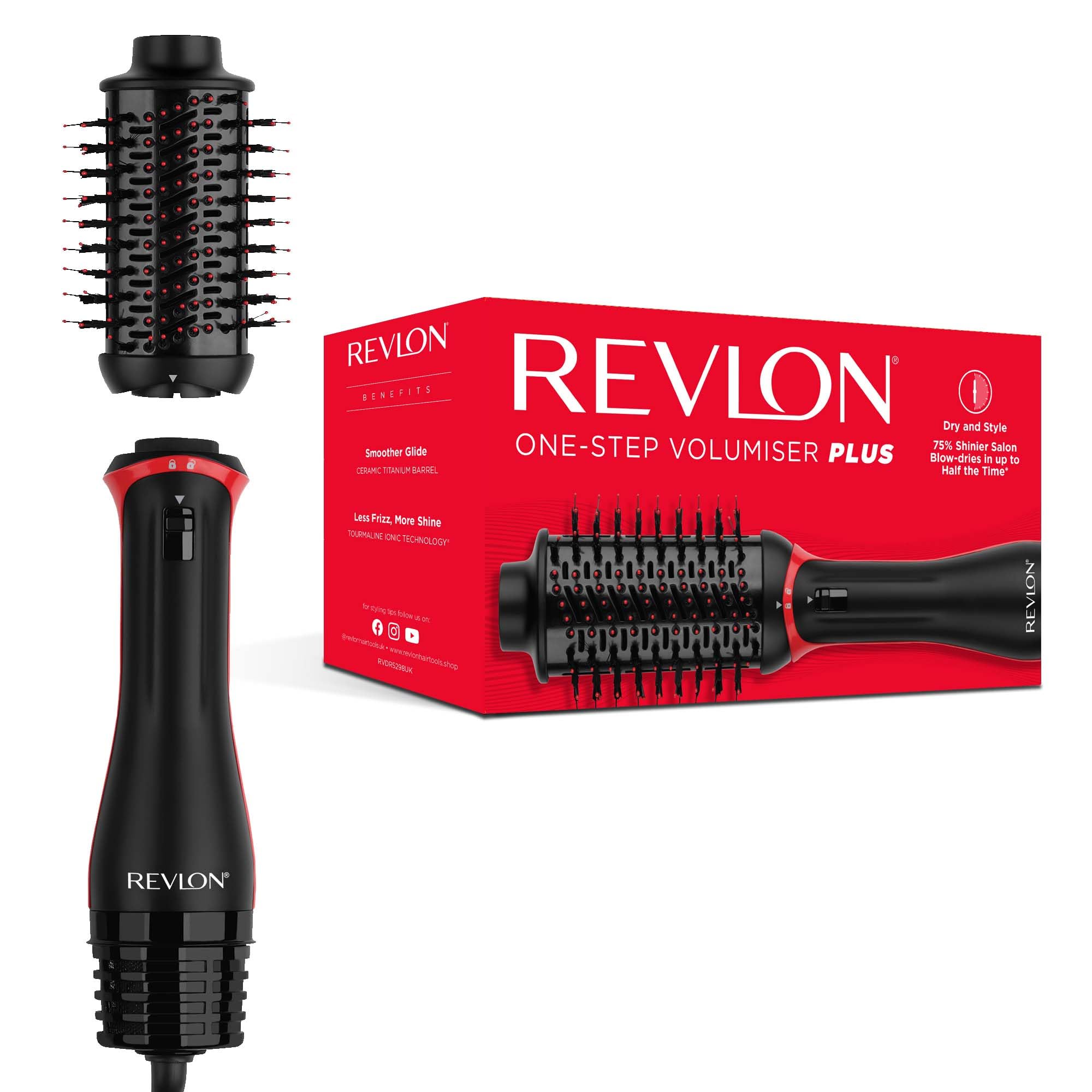 Revlon One-Step Volumiser Plus Hair Styler – RVDR5298UK