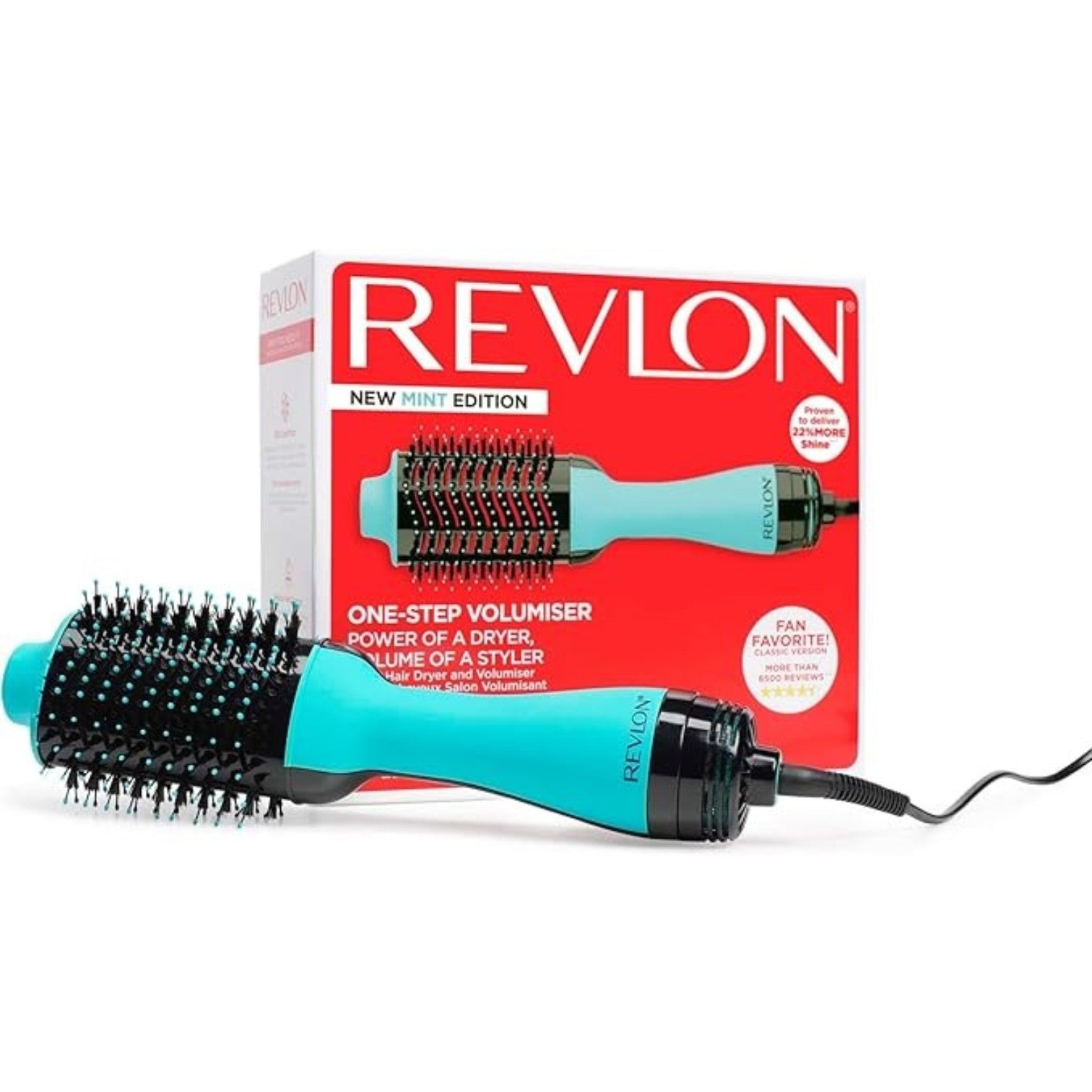Revlon One-Step Hair Dryer and Volumiser - New Mint Edition RVDR5222MUKE