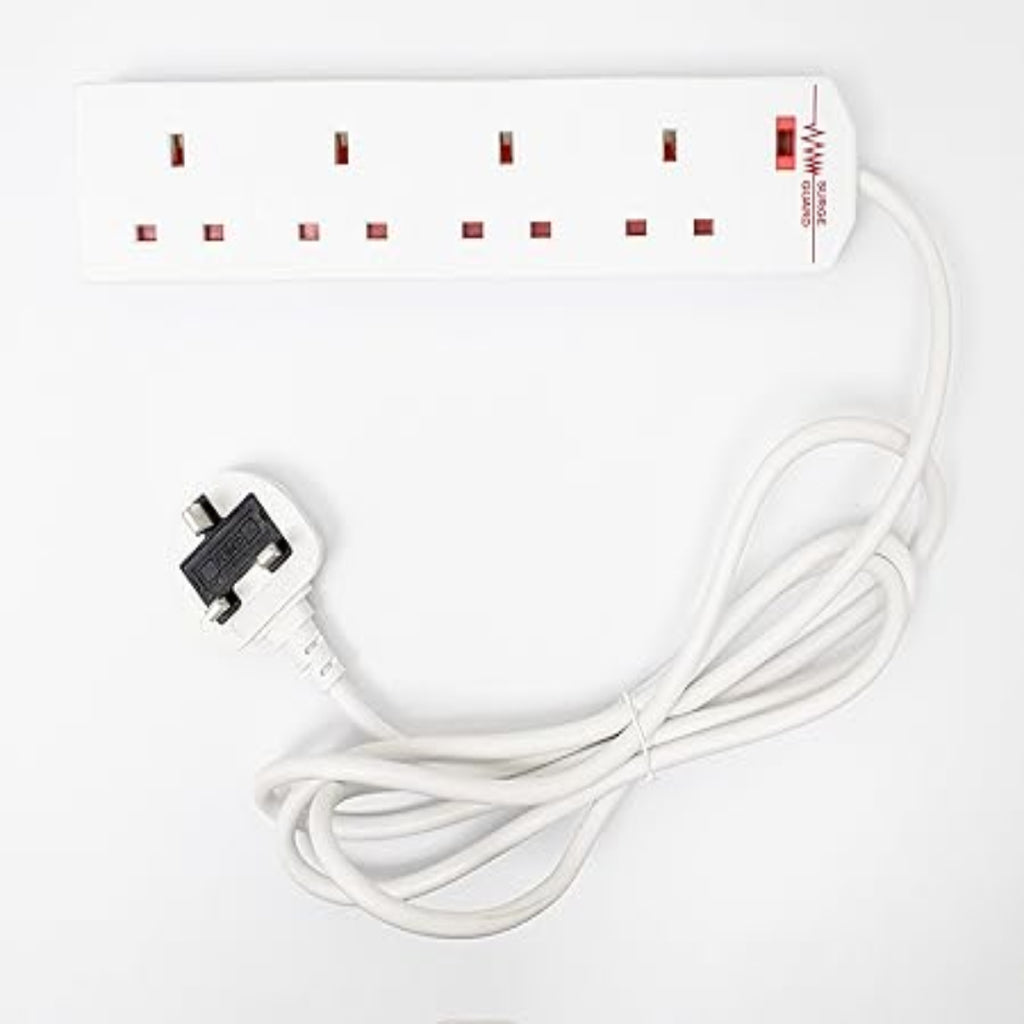 Daewoo 4‑Gang Surge Protected Extension Lead 2M – EXT1028