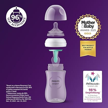 Philips Avent Natural Response Baby Bottle - 260ml  SCY673/82