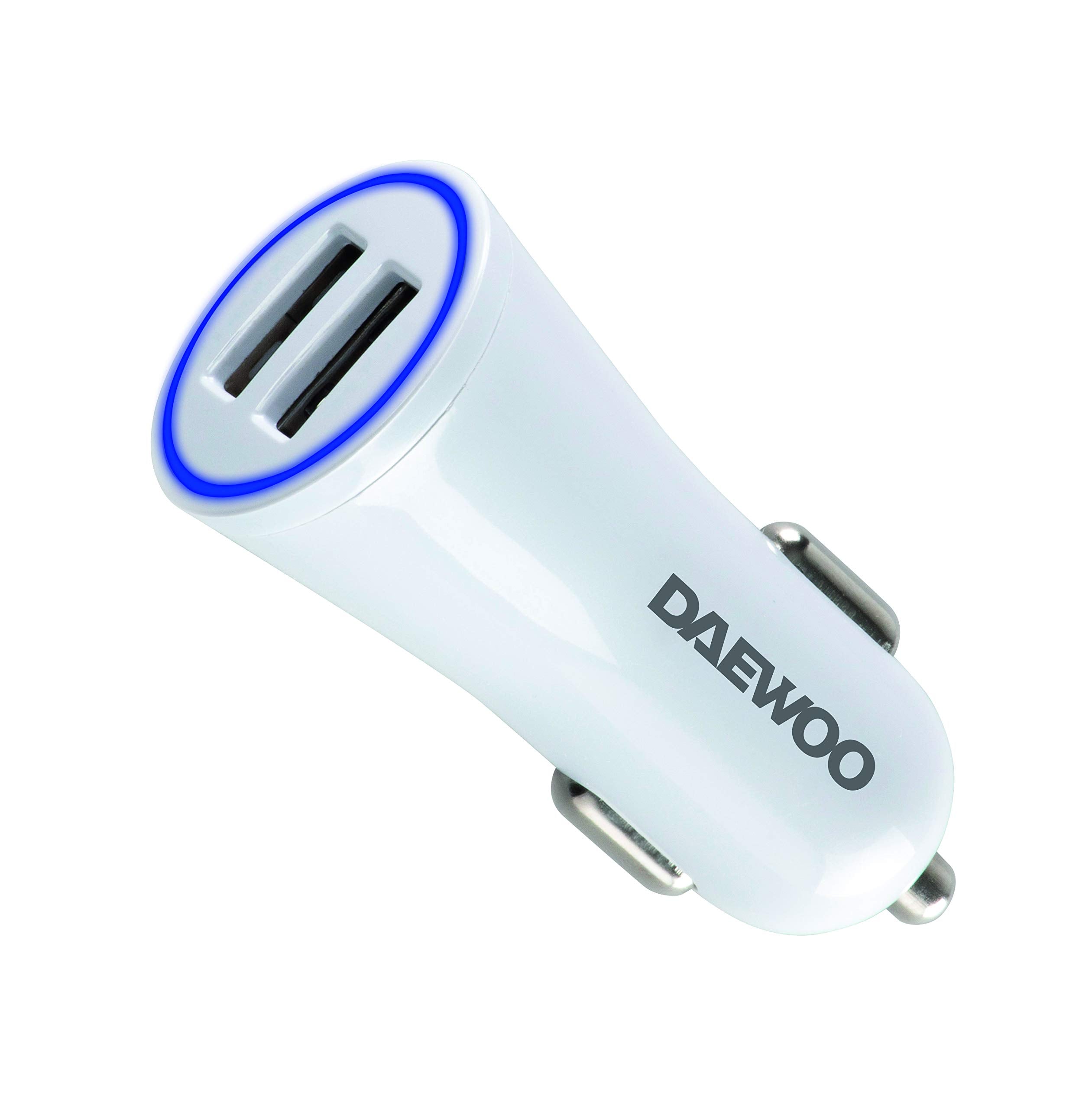 Daewoo Dual USB Car Charger 2.4A – ELA1352