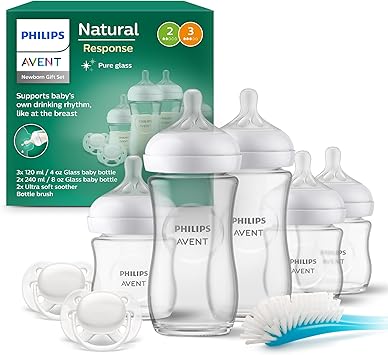Philips Avent Newborn Glass Bottle Gift Set – SCD878/11