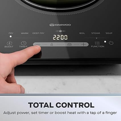 Daewoo 2200W Single Induction Hob – SDA2771GE