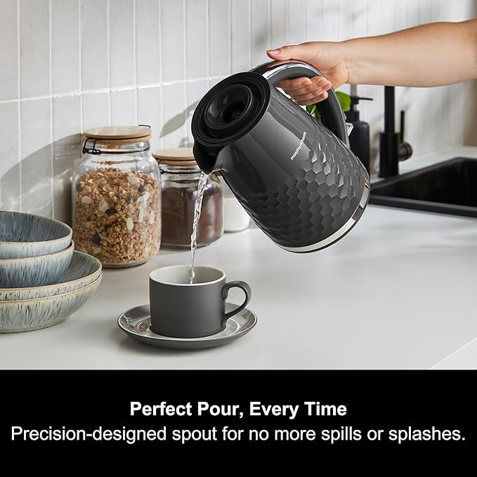 Morphy Richards Hive Kettle, 1.5L, Easy Fill System, Black - 108271