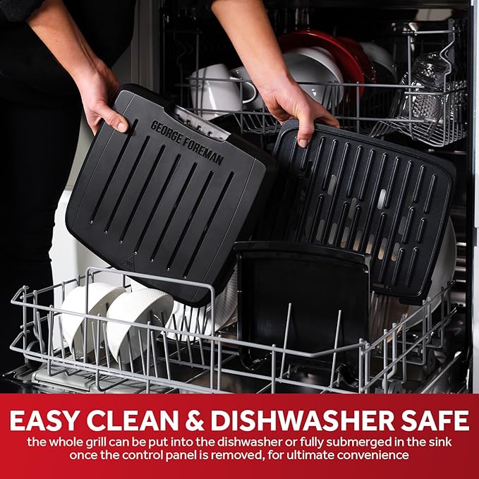 George Foreman Immersa Medium Electric Grill Black - 28310