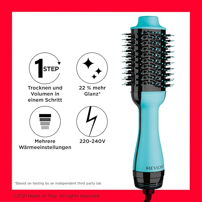 Revlon One-Step Hair Dryer and Volumiser - New Mint Edition RVDR5222MUKE