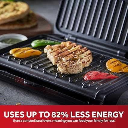 George Foreman Medium Electric Fit Grill Black, 1630W - 25810