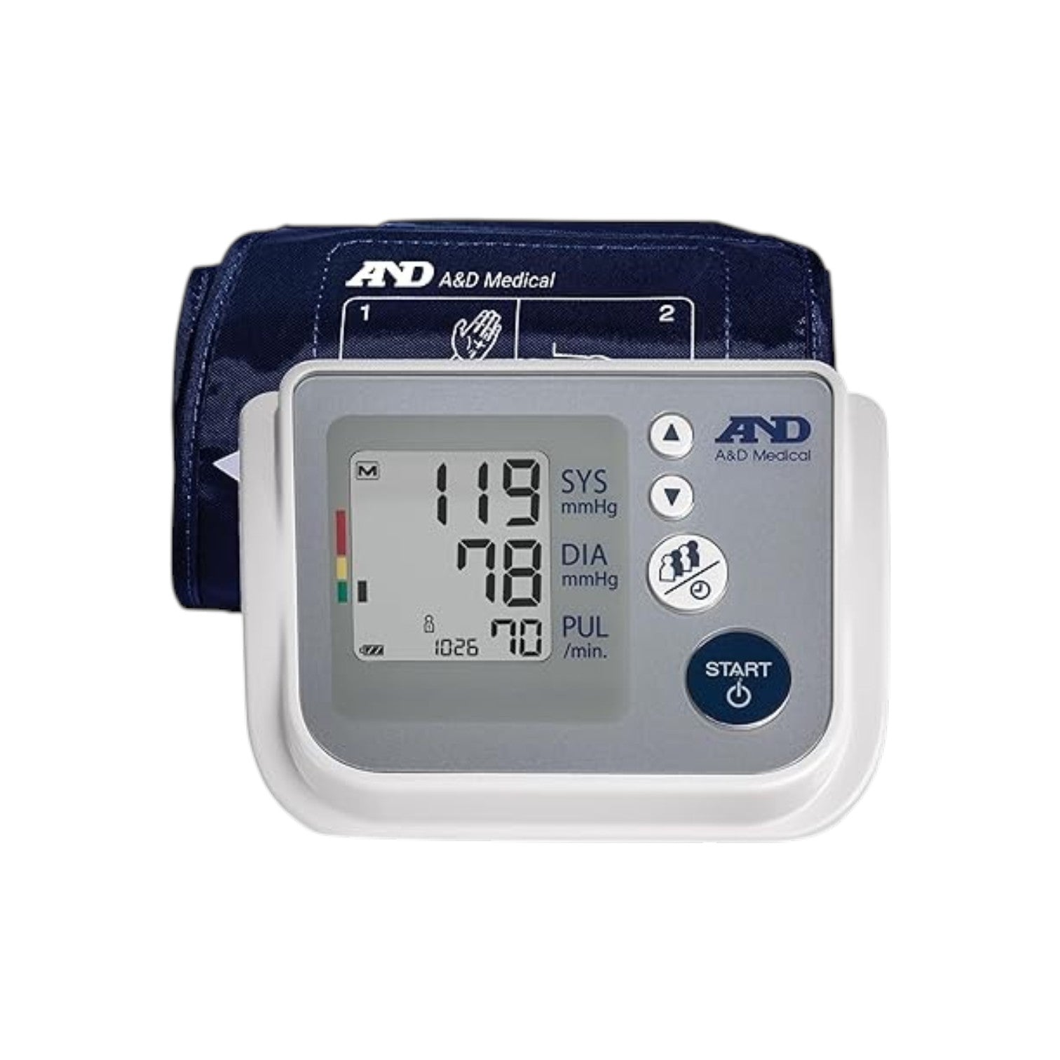 A & D Medical Blood Pressure Monitor Auto 60 Memory - UA767F