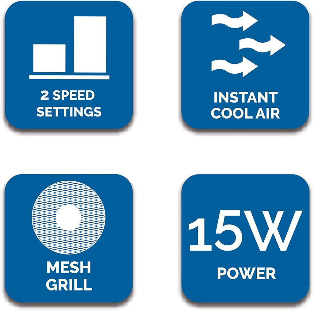 Daewoo 6 inches Desk Fan -  COL1110