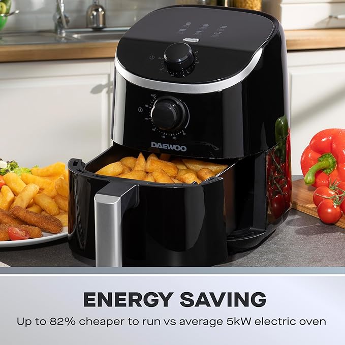 Daewoo 2L Compact Manual Air Fryer – SDA2609