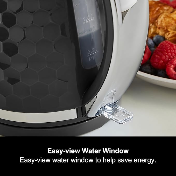 Morphy Richards Hive Kettle, 1.5L, Easy Fill System, Black - 108271