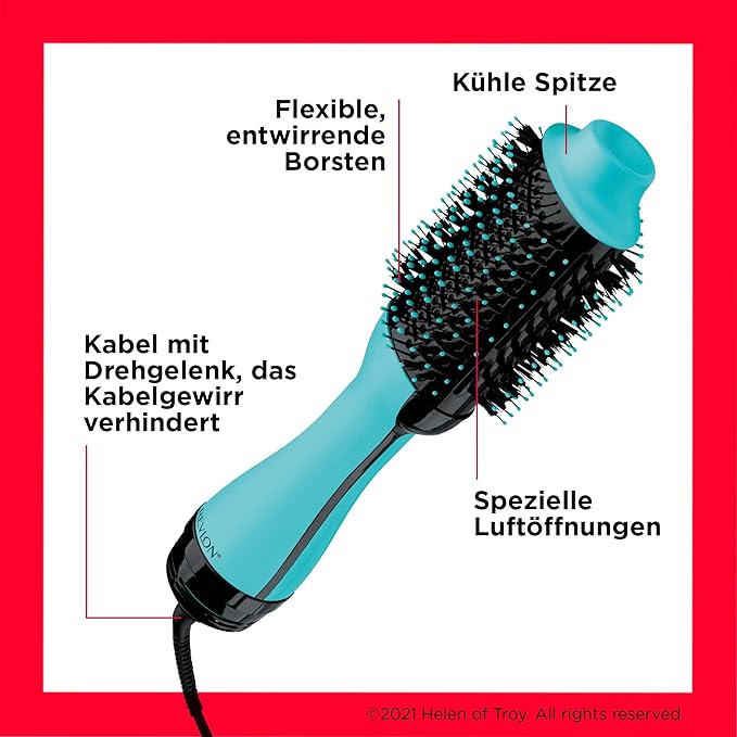 Revlon One-Step Hair Dryer and Volumiser - New Mint Edition RVDR5222MUKE