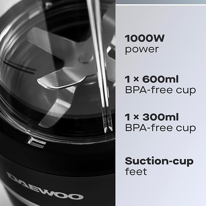 Daewoo Samurai Ultra Blend Pro 1000W Personal Blender - SDA2782