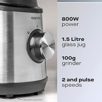 Daewoo 1.5 L Jug Blender & Grinder – SDA2734GE