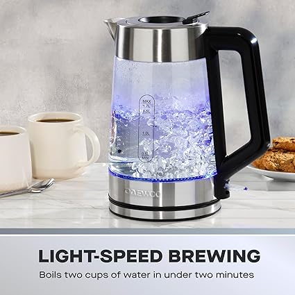Daewoo Easy-Fill Kettle 1.7L, 3000W – SDA1780
