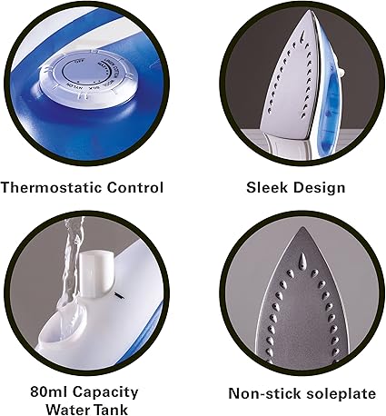 Daewoo Fine Elements Steam Iron 1800W – SDA2586