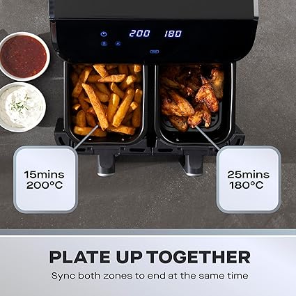 Daewoo Digital Double Drawer Air Fryer 9L – SDA2310GE